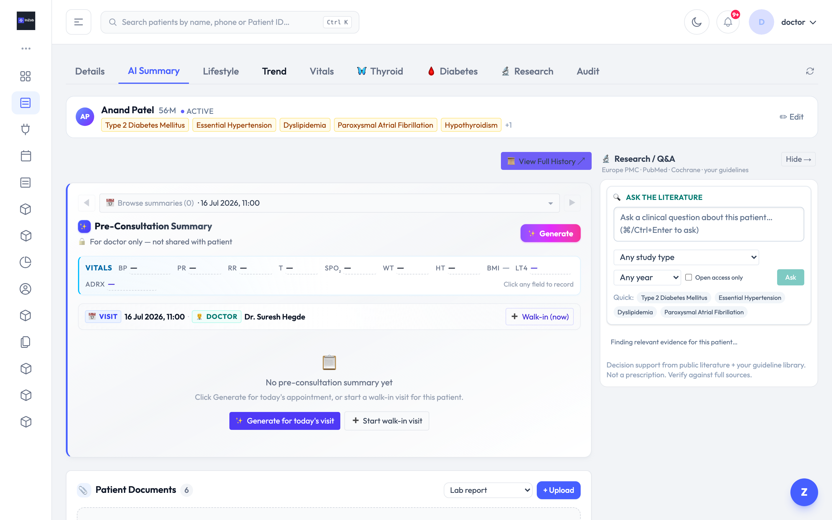 Patient Documents — InZob